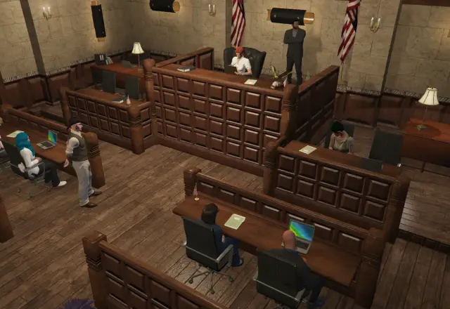 Procès au tribunal de Los Santos sur MindCity RP